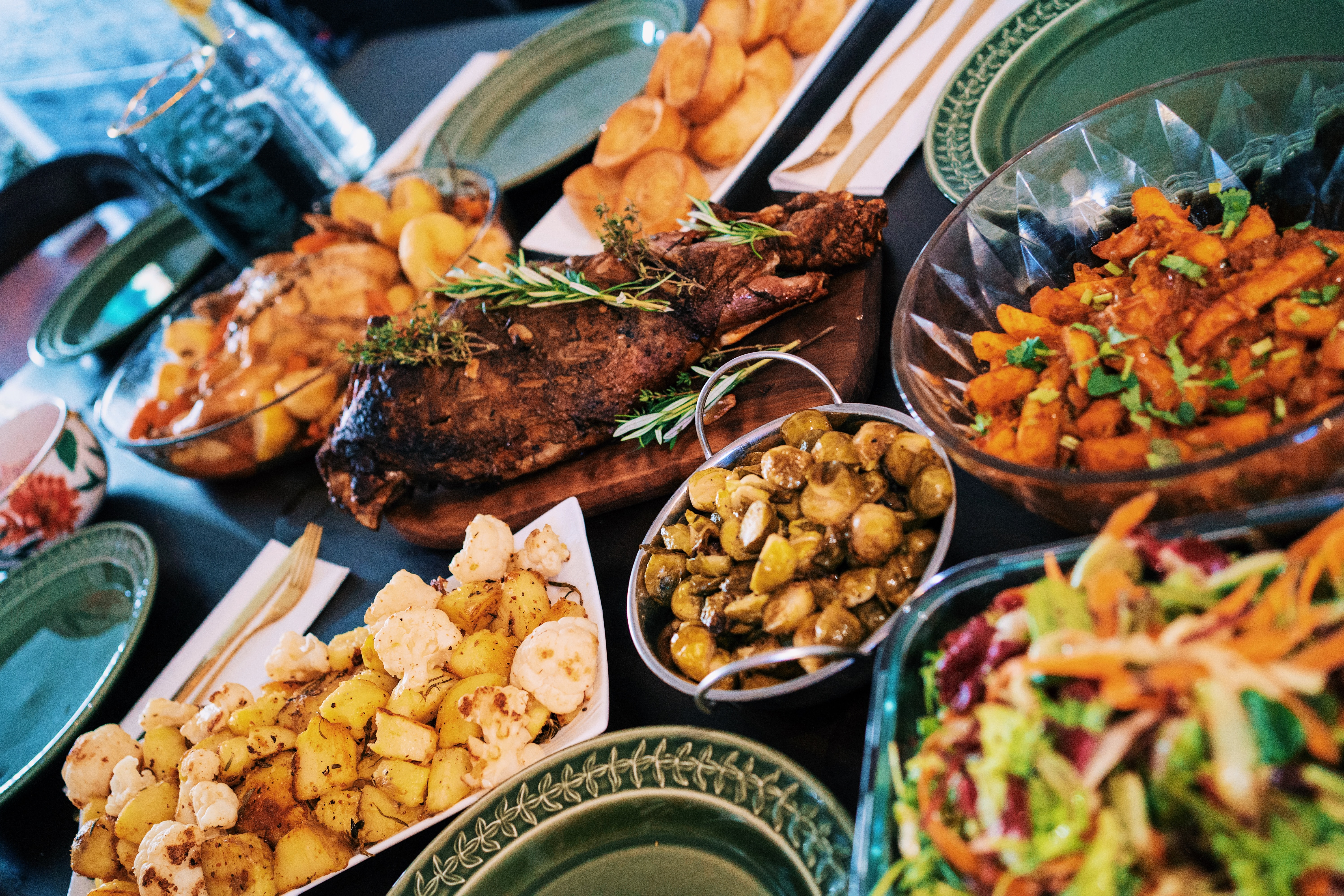 A table full of delicious food!